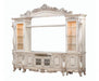 Acme Furniture Gorsedd Entertainment Center in Antique White 91440 - U&U Home Budget Furniture (Carteret, NJ)