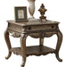 Acme Ragenardus End Table in Vintage Oak 86032 - U&U Home Budget Furniture (Carteret, NJ)