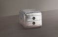 Brancaster Aluminum End Table - U&U Home Budget Furniture (Carteret, NJ)