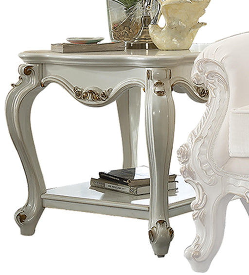 Picardy Antique Pearl End Table - U&U Home Budget Furniture (Carteret, NJ)