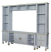 ACME House Marchese Entertainment Center with TV Stand in Pearl Gray 91990 - U&U Home Budget Furniture (Carteret, NJ)