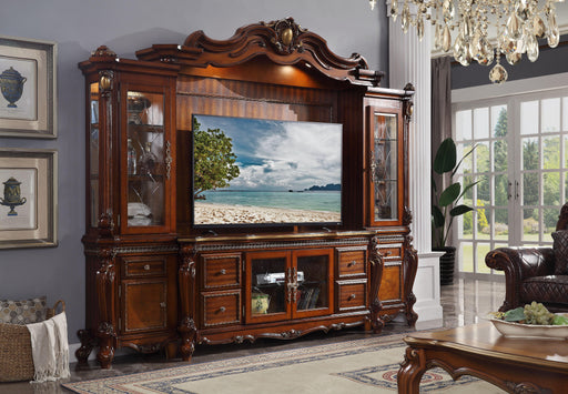 Picardy Cherry Oak Entertainment Center - U&U Home Budget Furniture (Carteret, NJ)