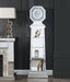 Noralie Mirrored & Faux Diamonds Grandfather Clock - U&U Home Budget Furniture (Carteret, NJ)