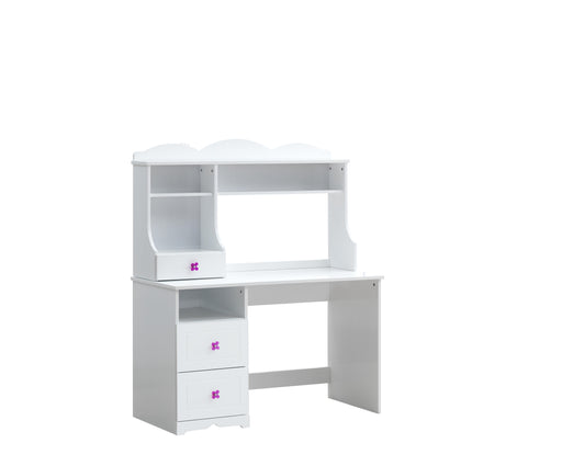 Meyer White Hutch - U&U Home Budget Furniture (Carteret, NJ)