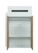 Nerice White & Oak Loft Bed - U&U Home Budget Furniture (Carteret, NJ)