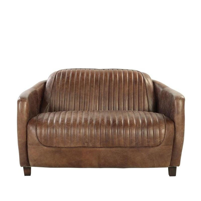 Acme Furniture Brancaster Loveseat in Retro Brown 53546 - U&U Home Budget Furniture (Carteret, NJ)