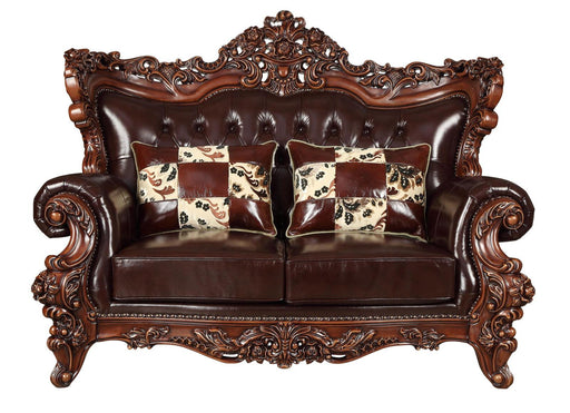 Acme Furniture Forsythia Loveseat in Espresso 53071 - U&U Home Budget Furniture (Carteret, NJ)