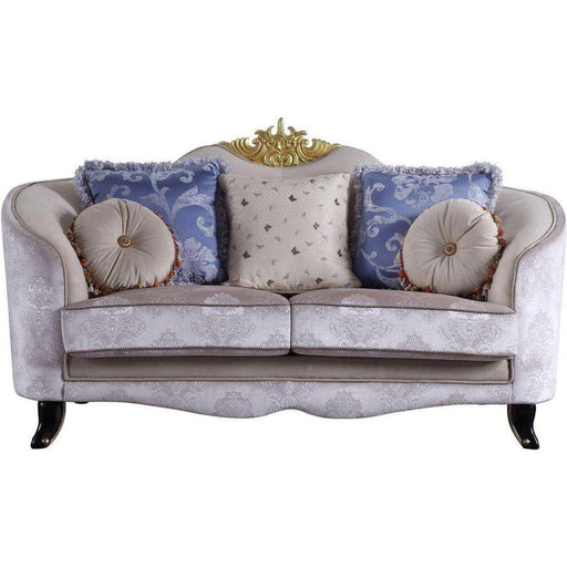 Acme Furniture Sheridan Loveseat in Cream 53946 - U&U Home Budget Furniture (Carteret, NJ)
