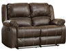 Acme Furniture Zuriel Motion Loveseat in Brown 52281 - U&U Home Budget Furniture (Carteret, NJ)