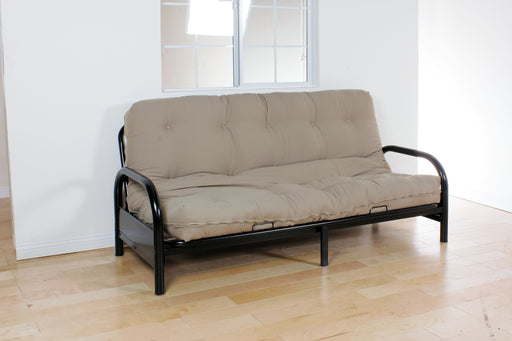 Nabila Black Full Futon Mattress, 8"H - U&U Home Budget Furniture (Carteret, NJ)