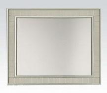 Acme Francesca Mirror in Champagne 62086 - U&U Home Budget Furniture (Carteret, NJ)