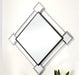 Asbury Mirrored & Chrome Accent Mirror (Wall) - U&U Home Budget Furniture (Carteret, NJ)