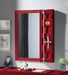 Cargo Red Vanity Mirror - U&U Home Budget Furniture (Carteret, NJ)