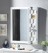 Cargo White Vanity Mirror - U&U Home Budget Furniture (Carteret, NJ)