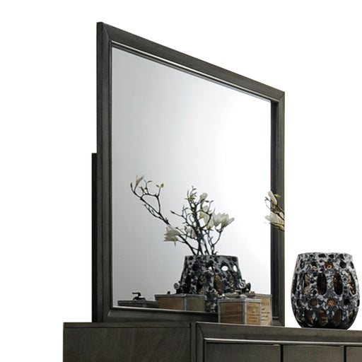 Carine II Gray Mirror - U&U Home Budget Furniture (Carteret, NJ)