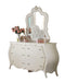 Edalene Pearl White Mirror - U&U Home Budget Furniture (Carteret, NJ)