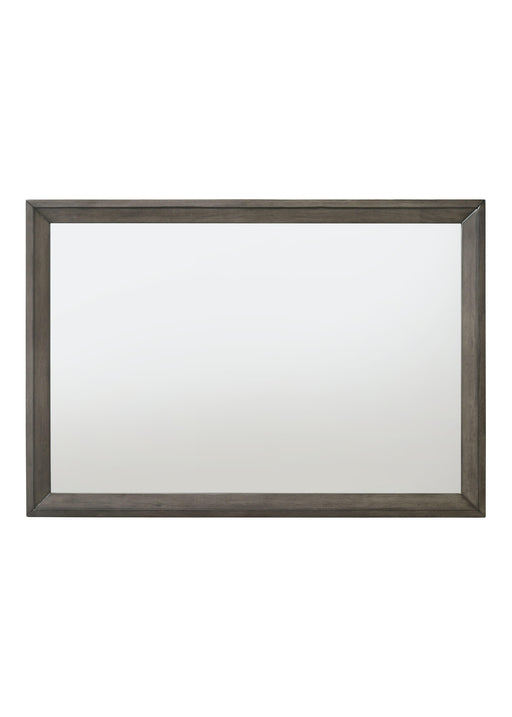 Escher Gray Oak Mirror - U&U Home Budget Furniture (Carteret, NJ)