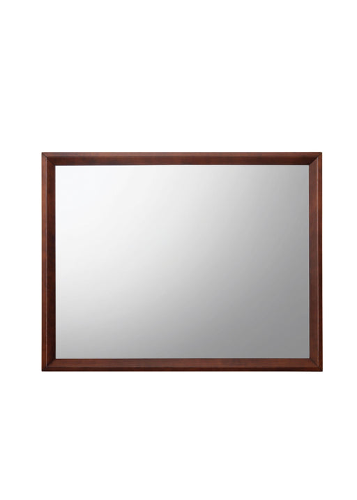 Ilana Brown Cherry Mirror - U&U Home Budget Furniture (Carteret, NJ)