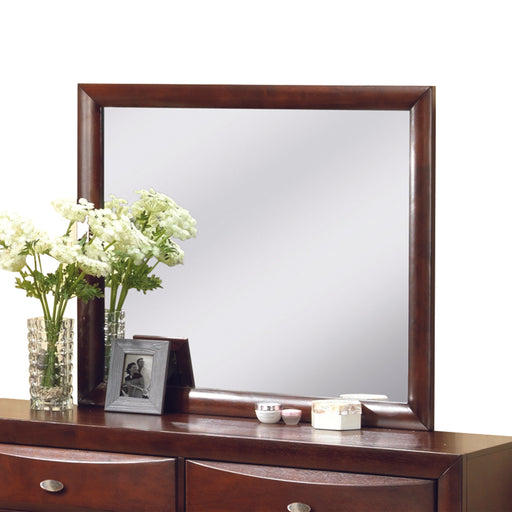 Ireland Espresso Mirror - U&U Home Budget Furniture (Carteret, NJ)