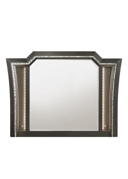 Kaitlyn Metallic Gray Mirror - U&U Home Budget Furniture (Carteret, NJ)