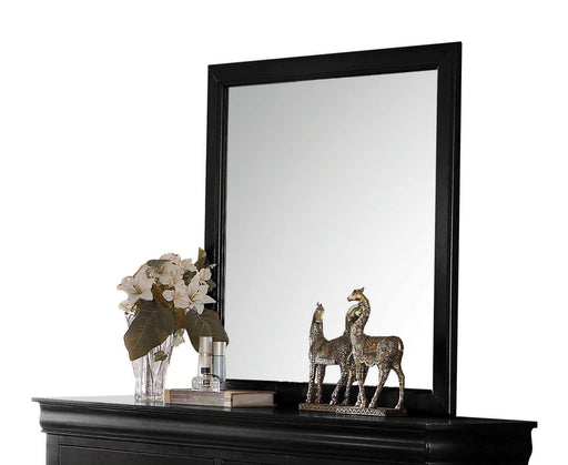 Louis Philippe Black Mirror - U&U Home Budget Furniture (Carteret, NJ)