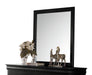 Louis Philippe Black Mirror - U&U Home Budget Furniture (Carteret, NJ)