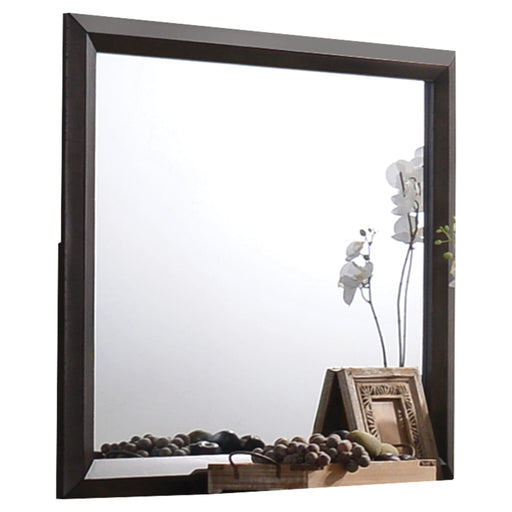 Merveille Espresso Mirror - U&U Home Budget Furniture (Carteret, NJ)