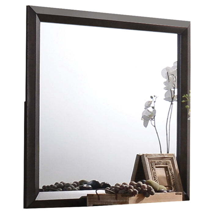 Merveille Espresso Mirror - U&U Home Budget Furniture (Carteret, NJ)