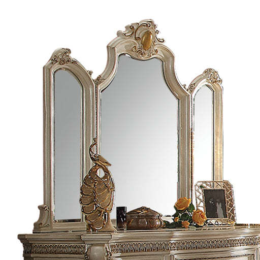 Picardy Antique Pearl Mirror - U&U Home Budget Furniture (Carteret, NJ)