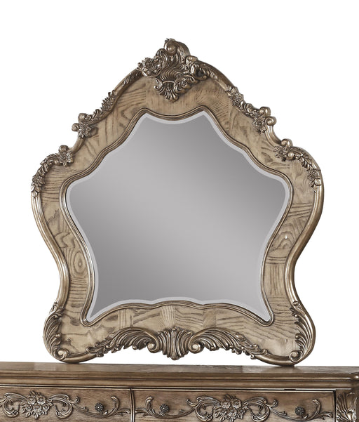 Ragenardus Vintage Oak Mirror - U&U Home Budget Furniture (Carteret, NJ)