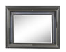 Sawyer Metallic Gray Mirror (LED) - U&U Home Budget Furniture (Carteret, NJ)