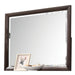 Tablita Dark Merlot Mirror - U&U Home Budget Furniture (Carteret, NJ)