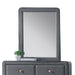 Valda Light Gray Fabric Mirror - U&U Home Budget Furniture (Carteret, NJ)