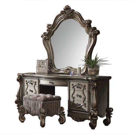 Versailles Antique Platinum Mirror - U&U Home Budget Furniture (Carteret, NJ)