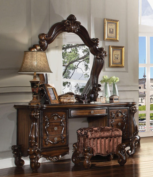 Versailles Cherry Oak Mirror - U&U Home Budget Furniture (Carteret, NJ)