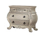 Acme Ragenardus Nightstand in Antique White 27013 - U&U Home Budget Furniture (Carteret, NJ)