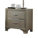 Carine Champagne Nightstand - U&U Home Budget Furniture (Carteret, NJ)