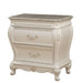 Chantelle Pearl White Nightstand - U&U Home Budget Furniture (Carteret, NJ)