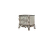 Dresden Vintage Bone White Nightstand - U&U Home Budget Furniture (Carteret, NJ)