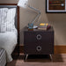 Elms Espresso Accent Table - U&U Home Budget Furniture (Carteret, NJ)