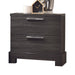 Lantha Gray Oak Nightstand - U&U Home Budget Furniture (Carteret, NJ)