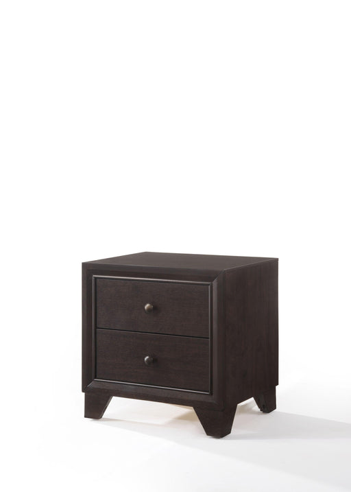 Madison Espresso Nightstand - U&U Home Budget Furniture (Carteret, NJ)