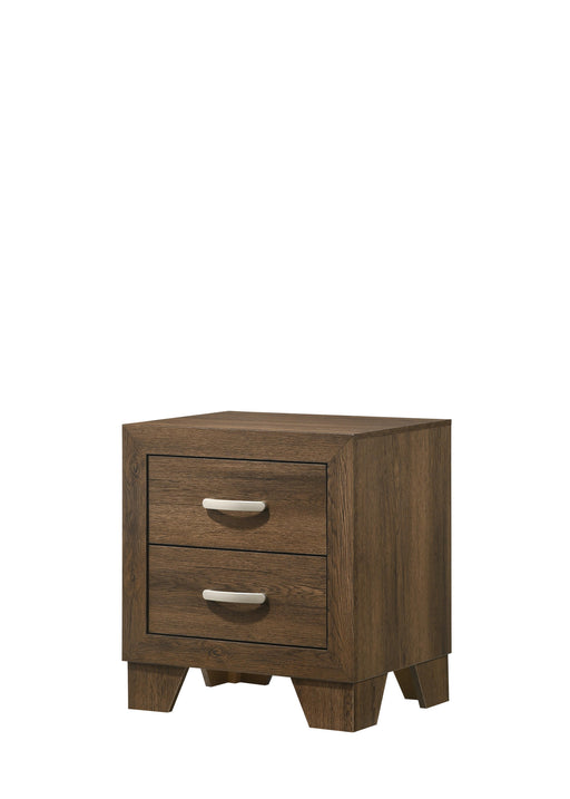 Miquell Oak Nightstand - U&U Home Budget Furniture (Carteret, NJ)