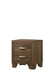 Miquell Oak Nightstand - U&U Home Budget Furniture (Carteret, NJ)