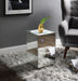 Nyoka Mirrored & Faux Gems Accent Table (LED) - U&U Home Budget Furniture (Carteret, NJ)