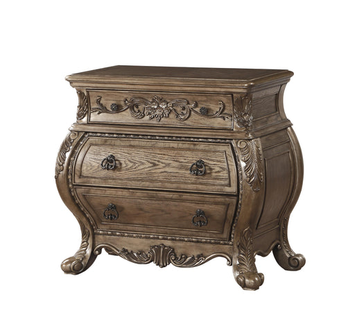 Ragenardus Vintage Oak Nightstand - U&U Home Budget Furniture (Carteret, NJ)