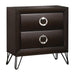 Tablita Dark Merlot Nightstand - U&U Home Budget Furniture (Carteret, NJ)