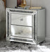 Noralie Mirrored & Faux Diamonds Accent Table - U&U Home Budget Furniture (Carteret, NJ)