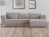 Josiah Sand Fabric Sectional Sofa - U&U Home Budget Furniture (Carteret, NJ)