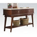 Acme Gasha Server in White/Walnut 72823 - U&U Home Budget Furniture (Carteret, NJ)
